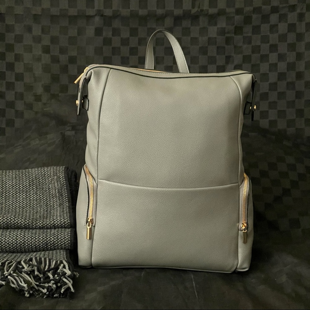Women’s Backpack Zip closure/Gray(A New Day)